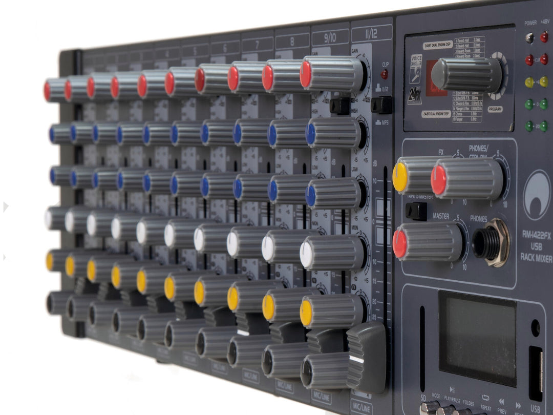 OMNITRONIC RM-1422FX USB-rackmixer