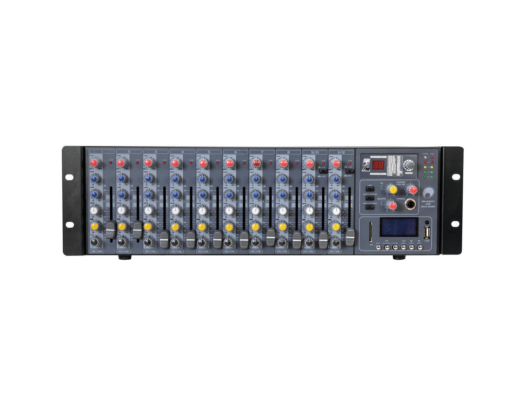OMNITRONIC RM-1422FX USB-rackmixer