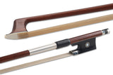 GEWA violinbue W.R. Wild, rund stang i pernambuco, nysølvmonteret