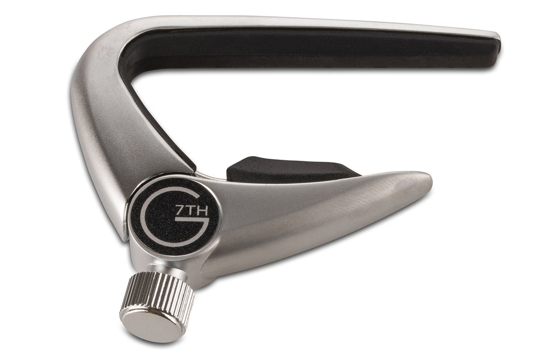G7th Capo Newport - Klassisk gitarr, silver (C33013)
