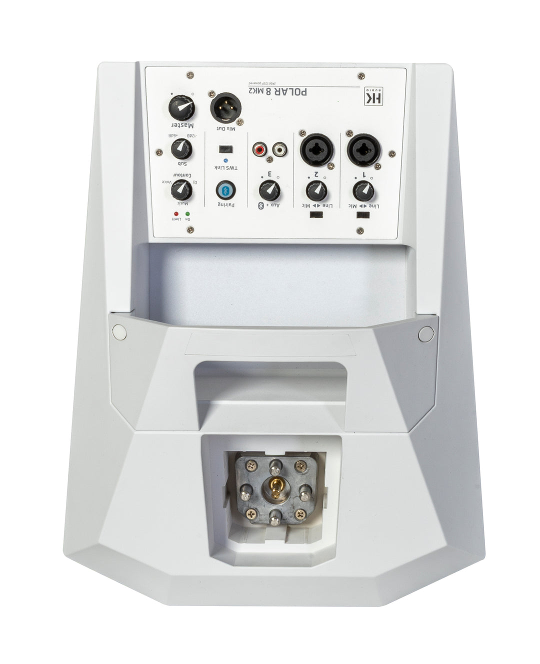 HK Audio POLAR 8 MK2 White Aktivt kolumn-PA-system 1200 W med Bluetooth
