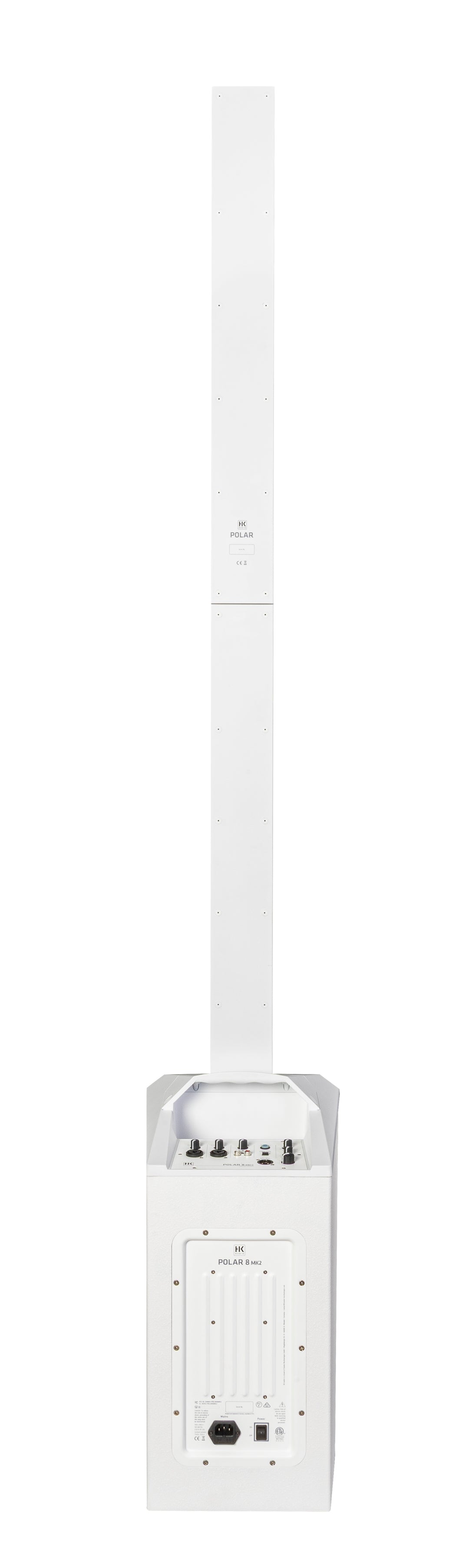 HK Audio POLAR 8 MK2 White Aktivt kolumn-PA-system 1200 W med Bluetooth