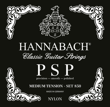 Hannabach Strängar för klassisk gitarr Serie 850 Medium tension PSP - 3er Bass medium (8507MT)