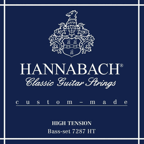 Hannabach strängar för klassisk gitarr Series 728 High Tension Custom Made - 3-pack bassträngar hög (7287HT)