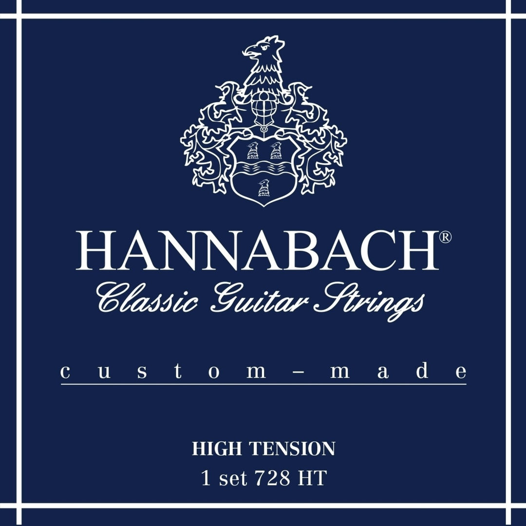 Hannabach strängar för klassisk gitarr serie 728 High Tension Custom Made - Set high tension (728HT)