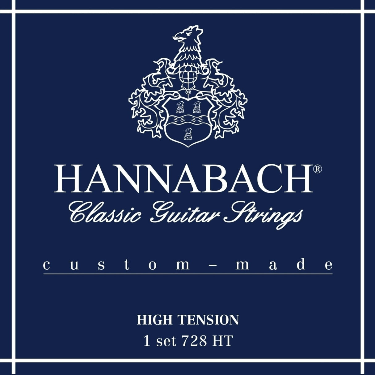 Hannabach strängar för klassisk gitarr serie 728 High Tension Custom Made - Set high tension (728HT)