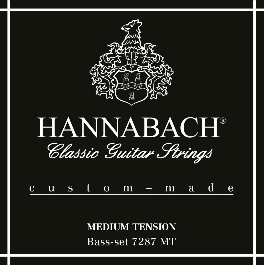 Hannabach strängar för klassisk gitarr Series 728 Medium Tension Custom Made - 3-pack bassträngar medium (7287MT)