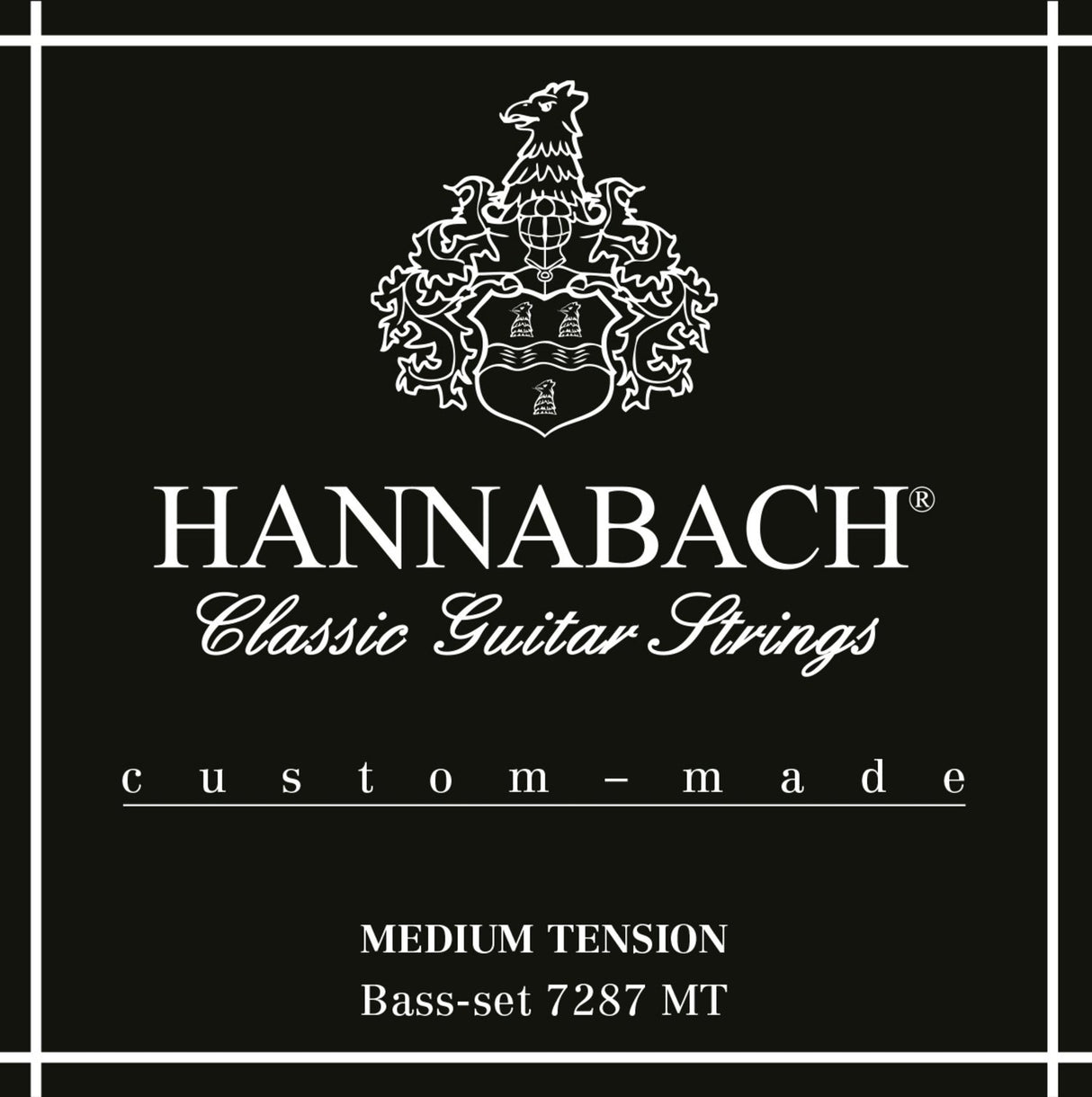 Hannabach strängar för klassisk gitarr Series 728 Medium Tension Custom Made - 3-pack bassträngar medium (7287MT)