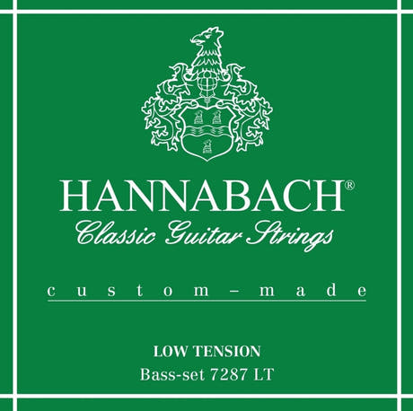 Hannabach strängar för klassisk gitarr Series 728 Low Tension Custom Made - 3-pack bassträngar låg (7287LT)