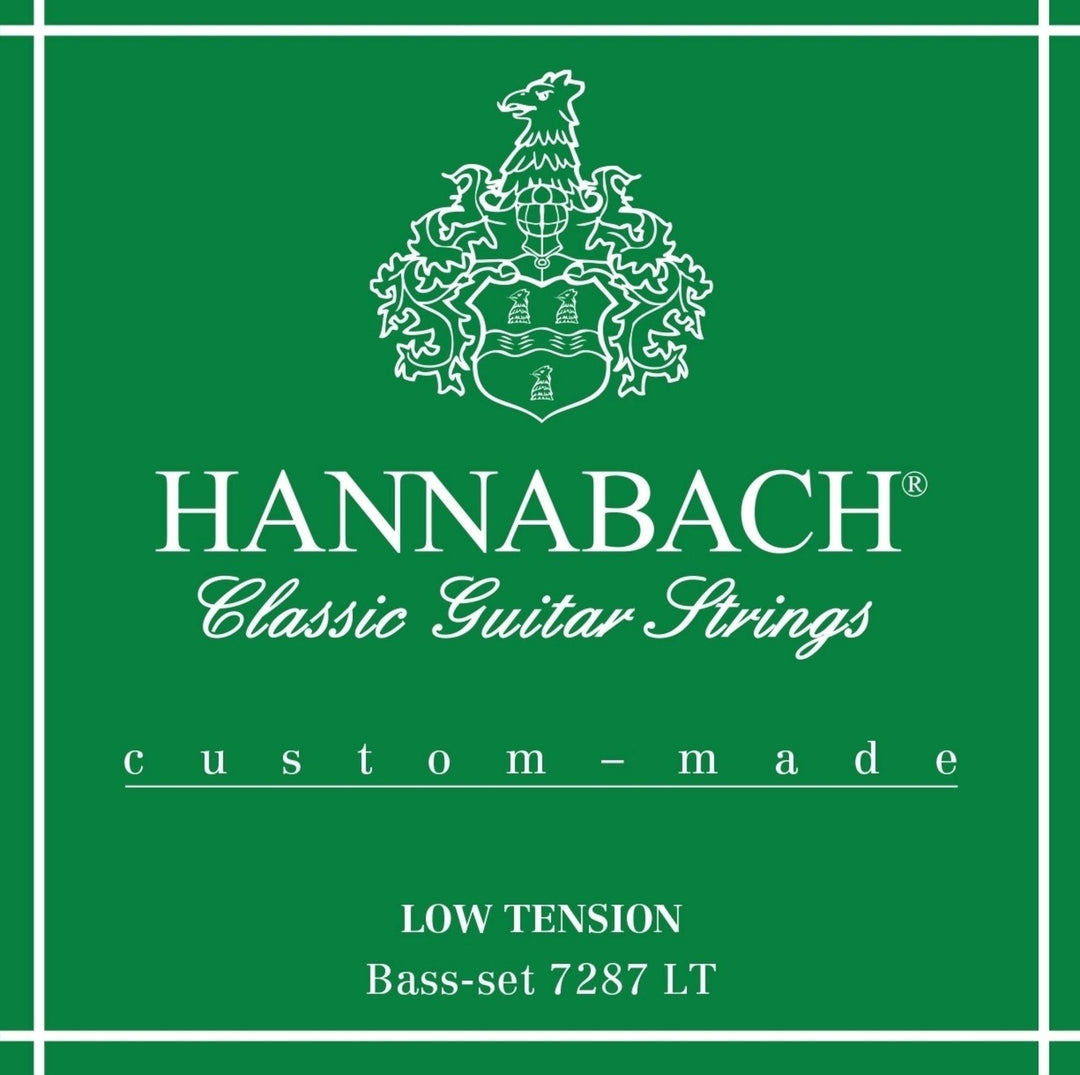 Hannabach strängar för klassisk gitarr Series 728 Low Tension Custom Made - 3-pack bassträngar låg (7287LT)