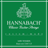 Hannabach strängar för klassisk gitarr Series 728 Low Tension Custom Made - 3-pack bassträngar låg (7287LT)