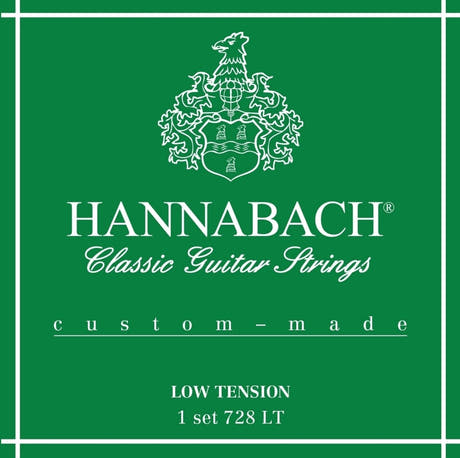Hannabach strängar för klassisk gitarr serie 728 Low Tension Custom Made - Set low tension (728LT)
