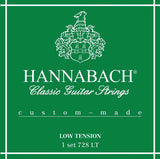 Hannabach strängar för klassisk gitarr serie 728 Low Tension Custom Made - Set low tension (728LT)