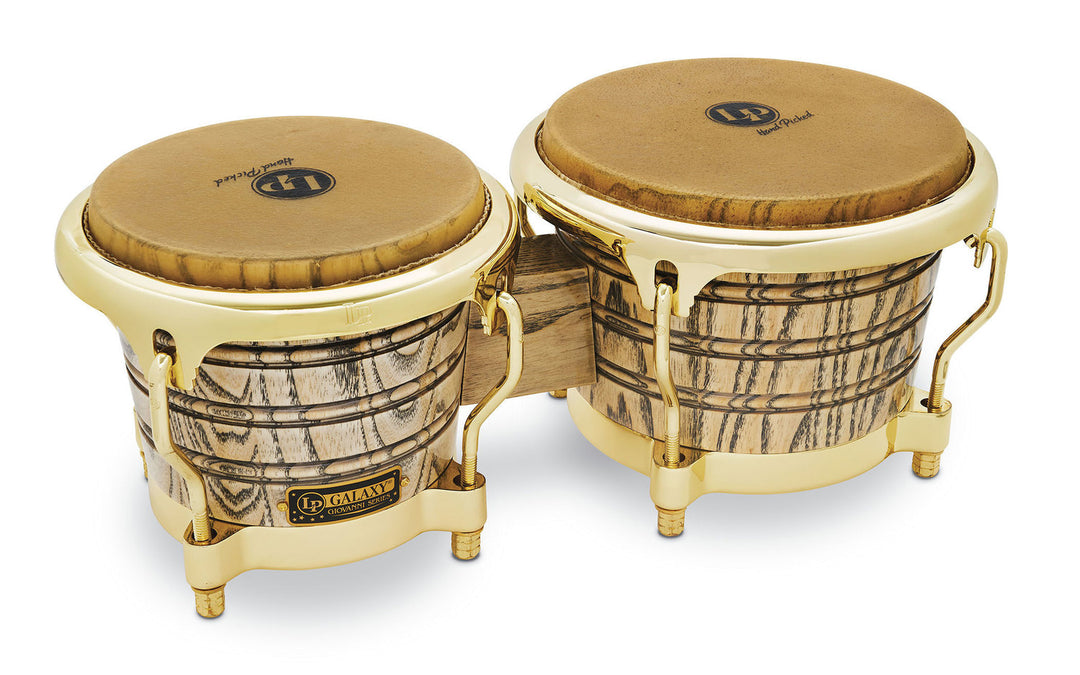 Latin Percussion Bongo Galaxy Giovanni - Gold HW (LP793X)
