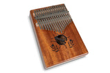 GEWA kalimba med 17 tangenter i mahogny, Beetle