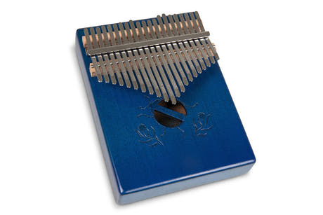 GEWA kalimba med 21 tangenter i mahogny, Beetle