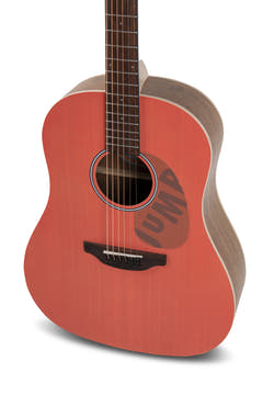 Applause akustisk Gitarrer dreadnought med sluttande skuldra - Persika (AAS-69-O)