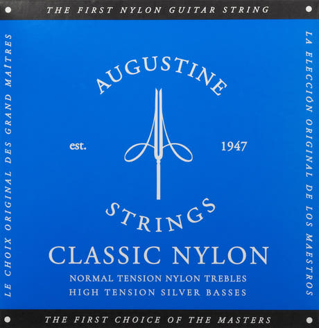 Augustine strängar för klassisk gitarr Classic Label - set Classic Blue (normal/hög)