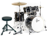 Gretsch Energy trumset 20", Black, med Paiste 101 (2 cymbaler)