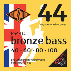 Rotosound strängar för akustisk bas Bronze Bass 44 - set 4-strängat Medium 40-100 (RS44LC)