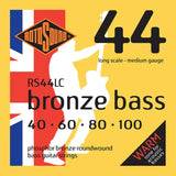 Rotosound strängar för akustisk bas Bronze Bass 44 - set 4-strängat Medium 40-100 (RS44LC)