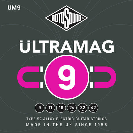 Rotosound Ultramag UM9 set till elgitarr, 6 strängar 9-42