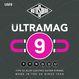 Rotosound Strings for E-guitar Ultramag - Set Super Light 9-42 (UM9)