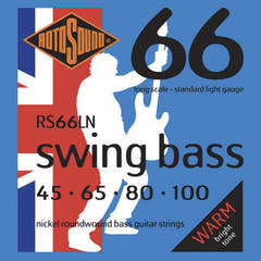 Rotosound elbassträngar Swing Bass 66 - set för 4-strängad Nickel Standard Light 45-100 (RS66LN)