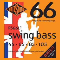 Rotosound elbassträngar Swing Bass 66 - set för 4-strängad Custom 45-105 (RS66LF)