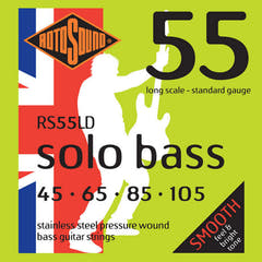 Rotosound E-bassträngar Solo Bass 55 - set 4-strängars Standard 45-105 (RS55LD)