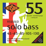 Rotosound Elbassträngar Solo Bass 55 - Set 5-strängad Standard 45-130 (RS555LD)