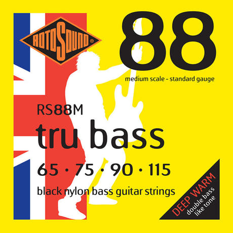 Rotosound elbassträngar Tru Bass 88 - Set 4-strängar Extra Long // Extra lång mensurlängd (33.5"/850mm to 36"/915mm) (RS88EL)