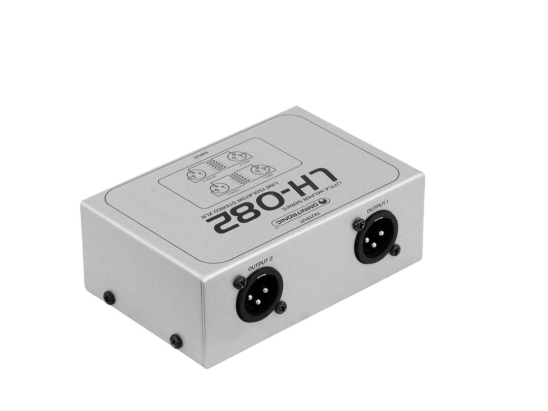 OMNITRONIC LH-082 stereoisolator XLR