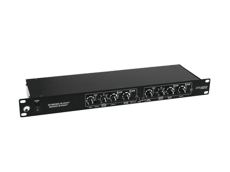 Omnitronic XO-230 Active Crossover – 2-Way Stereo / 3-Way Mono