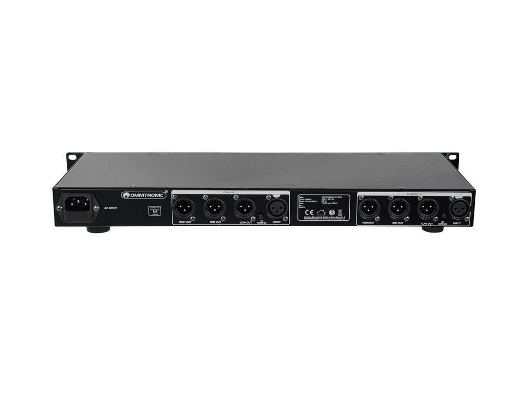 OMNITRONIC XO-300 Aktivt crossover