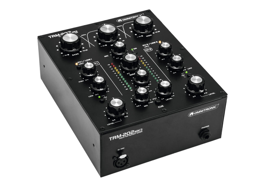OMNITRONIC TRM-202MK3 2-kanals roterande mixer
