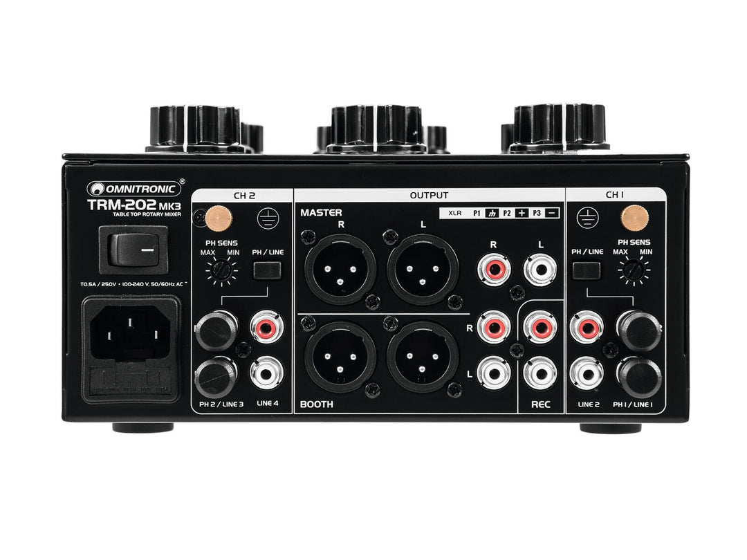OMNITRONIC TRM-202MK3 2-kanals roterande mixer