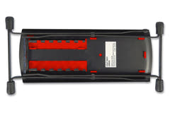 GEWA fotpall FS-10RD för gitarrist, röd