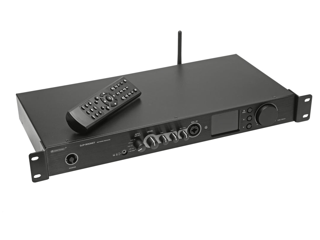 OMNITRONIC DJP-900NET Klass D-förstärkare med internetradio