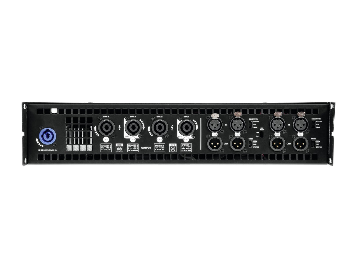 PSSO QDA-4400 4-kanals digital förstärkare