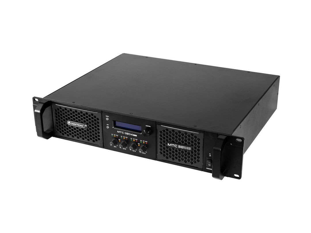 OMNITRONIC MTC-3204DSP 4-kanalsförstärkare med DSP
