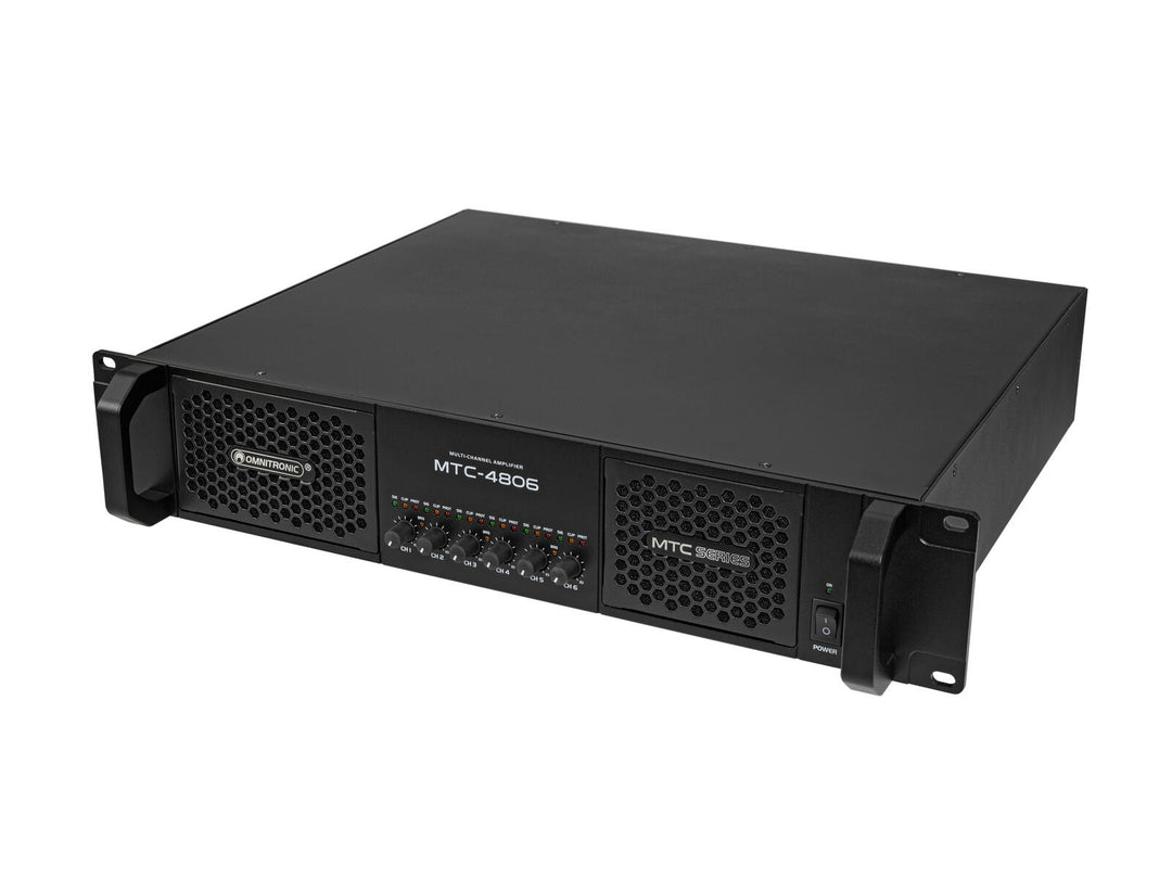OMNITRONIC MTC-4806 6-channel Förstärkare