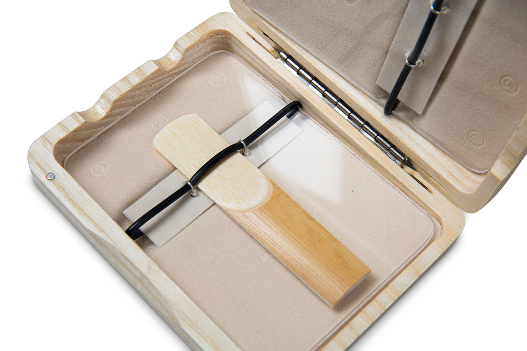 GEWA Rörbladsfodral altsaxofon 6 rörblad - Naturfärgad lackerad finish