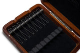 GEWA rörbladsetui oboe 8 rör - Rödbrun lackerad finish