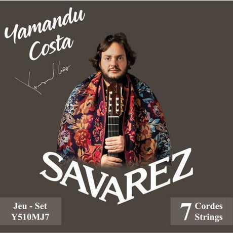 Savarez strängar för klassisk gitarr YAMANDU COSTA 7-string - 7-strängad hög spänning (Y510MJ7)