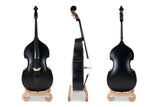 GEWA Rockabilly kontrabas 3/4 i svart satin, uppsatt utan pickup