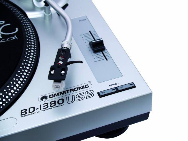 OMNITRONIC BD-1380 USB skivspelare