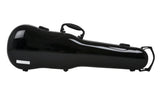 GEWA formgjutna fiolfodral Air 1.7 - svart högglans (med sidohandtag)