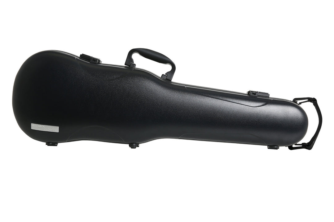 GEWA formgjutna fiolfodral Air 1.7 - svart matt (med sidohandtag)