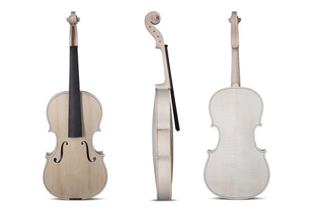 GEWA olackerad viola 38,2 cm (4/4), Stradivari, vackert flammad